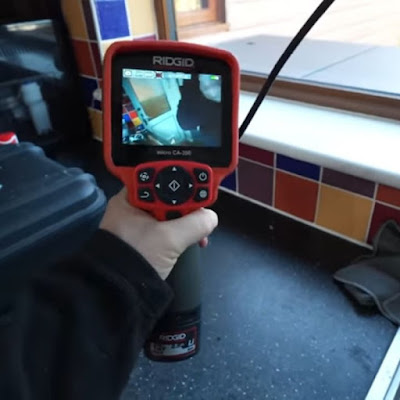 RIDGID sewer camera inspection by Reliable Plumbers Dallastown technician